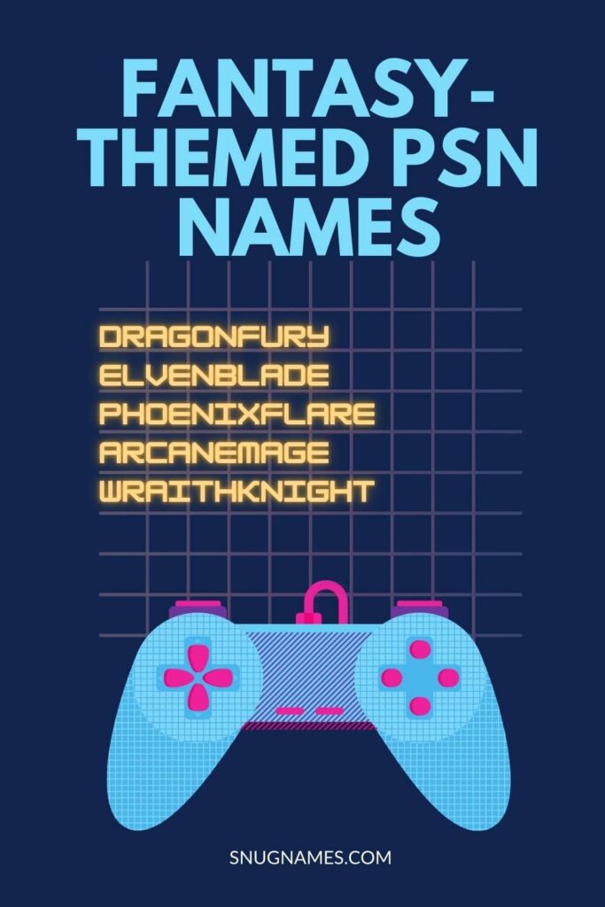 Fantasy-Themed PSN Names