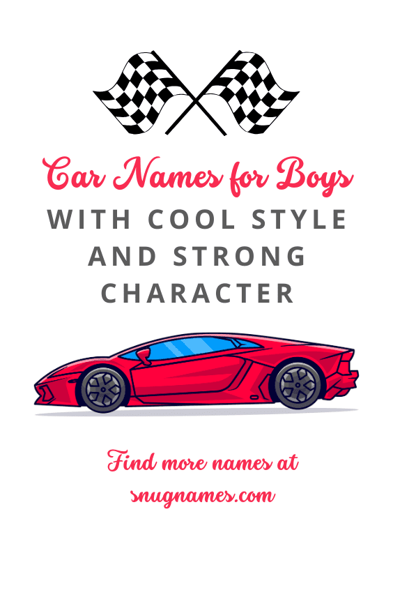 Car Names for Boys with Cool Style and Strong Character